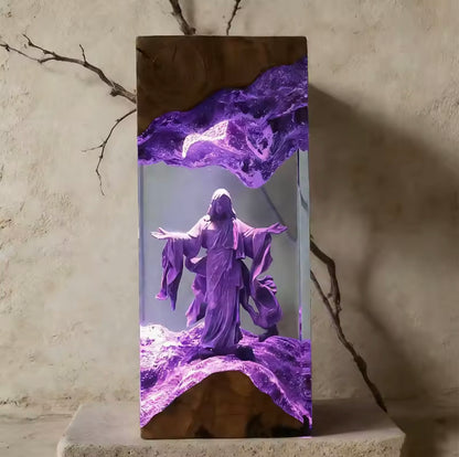 Jesus Resin Lamp